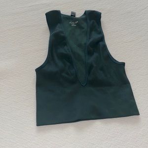 Urban outfitter green crop top